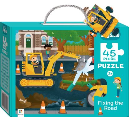 Junior Jigsaw 45 Piece Puzzle. Fixing the Road