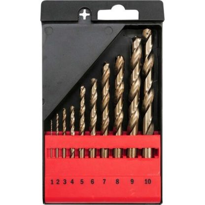 Set 10 burghie pentru metal 1 - 10 mm HSS - cobalt Yato YT-41603