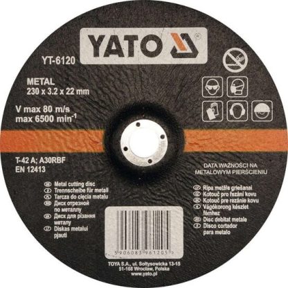 Disc debitat metal 230 x 3.2 x 22 mm Yato YT-6120