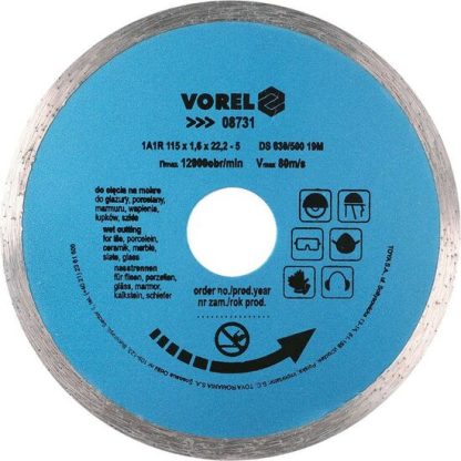 Disc diamantat 115 mm Vorel 08731