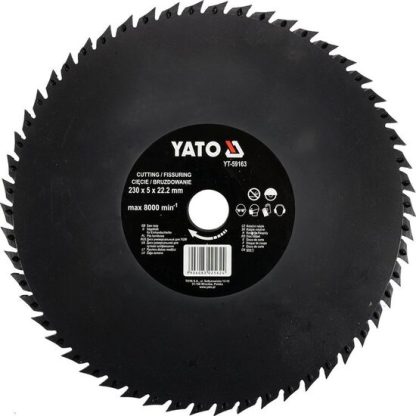 Disc circular raspel pentru lemn 230 x 5 x 22.2 mm Yato YT-59163