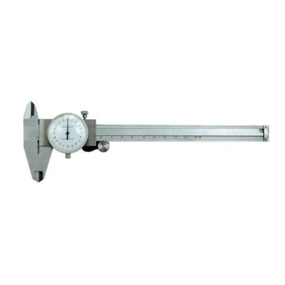 Subler de inox cu cadran 150 mm, precizie 0,02 mm Vorel 15220