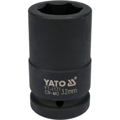 Cheie tubulară hexagonlă de impact adânca 32 mm 1” Yato YT-1177