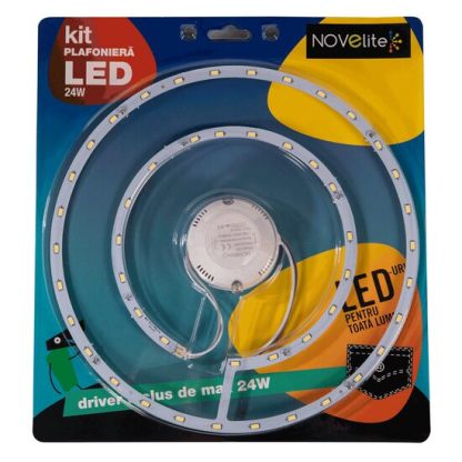 Kit LED Plafoniera 24W lumina calda LC 2700K