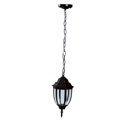 Lampa Gradina Corint Negru 1xE27 60W IP44