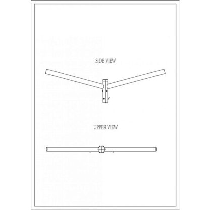 Brat Dublu Drept 180° 0.5M