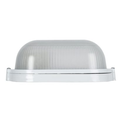 Lampa BAT Ovala 1xE27 60W Alb