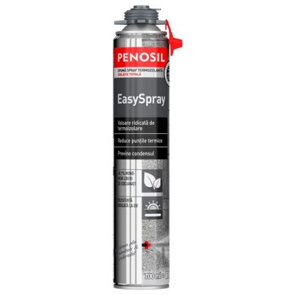 Spuma termoizolatoare aplicabila prin pulverizare EasySpray 700 ml A5067, Penosil