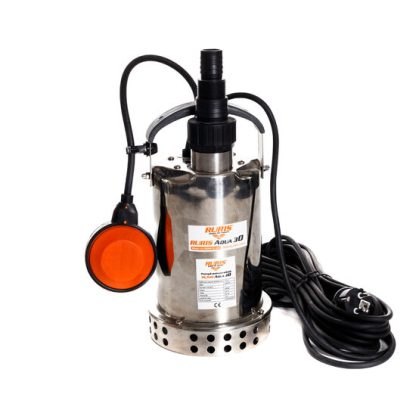 Pompa submersibila apa curata de adancime Ruris Aqua 30, corp inox, 550 W, 45 l/min, 7.5 m inaltime refulare, 10 m lungime cablu