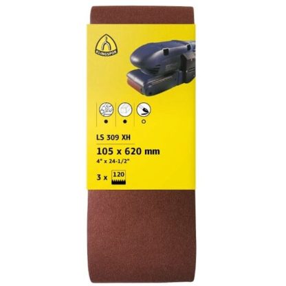 LS 309 XH Benzi pentru masini portabile, 100 x 610 mm Granula 60 F5, SB-ambalat in folie, Klingspor 7081