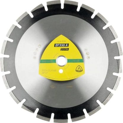 DT 350 A disc diamantat de debitare, 350 x 3,2 x 25,4 mm 21 Segmente 40 x 3,2 x 10 mm, cu segmente departate, Klingspor 337730