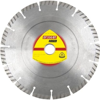 DT 350 BT Extra disc diamantat de debitare pentru polizoare unghiulare pentru Beton, Klingspor 354793