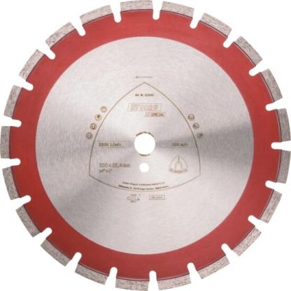 DT 902 B disc diamantat de debitare, 350 x 3,2 x 25,4 mm 21 Segmente 40 x 3,2 x 11 mm, cu segmente departate, Klingspor 325090