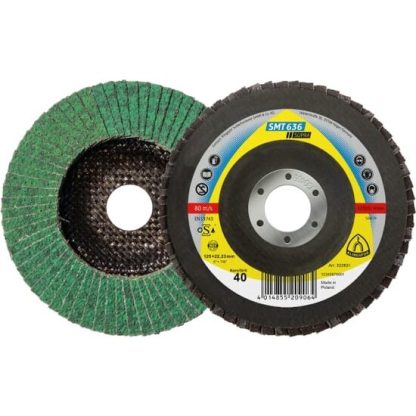 SMT 636 disc lamelare frontale Multistrat, 125 x 22,23 mm Granula 60 Curbat, Klingspor 322832