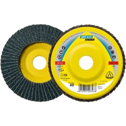 SMT 925 disc lamelare frontale, 125 x 22,23 mm Granula 60 Drept, Klingspor 321675