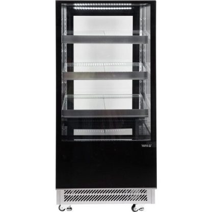 Vitrina frigorifica cu refrigerare 300L negru Yato YG-05040