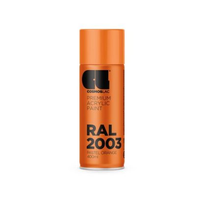 Vopsea spray acrylic RAL2003 portocaliu pastel 400ml Cosmos 0142003