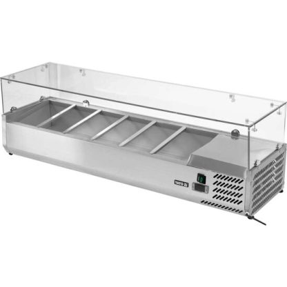Display de răcire ​​reglabil 6 x 1/3 gastronorm GN