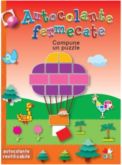 Autocolante fermecate. Compune un puzzle