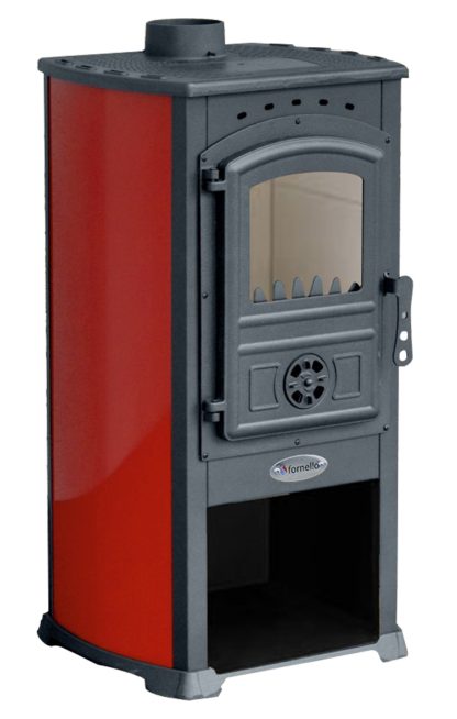 PRODUS RESIGILAT SAU USOR LOVIT DAR IN PERFECTA STARE DE FUNCTIONARE !!! Semineu ( SOBA ) pe lemne Fornello Ekonomik ZAR 7-8 KW Red