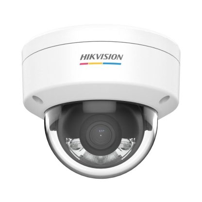 Camera supraveghere IP Dome HikVision ColorVu DS-2CD1147G0-L28D, 4 MP, 2.8 mm, lumina calda 30 m, PoE