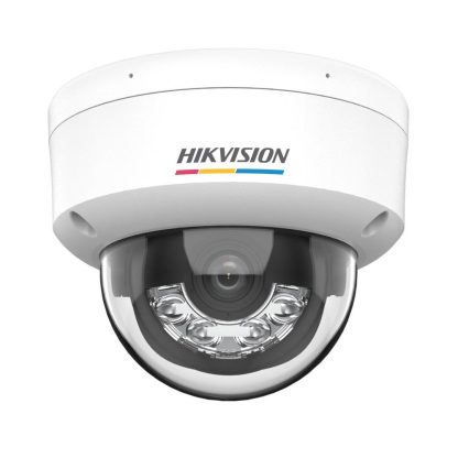 Camera supraveghere interior IP Dome Hikvision ColorVu DS-2CD1167G2H-LIU-2.8MM, 6 MP, 2.8 mm, microfon, IR/lumina alba 30 m, detectare miscare, PoE