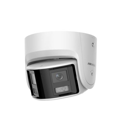 Camera supraveghere IP Dome AcuSense HikVision DS-2CD2346G2PISUSL, 4MP, 2.8 mm, IR 30 m, slot card, microfon si difuzor, PoE, protectie perimetrala