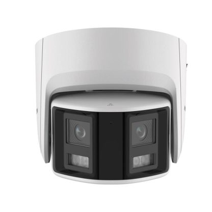 Camera supraveghere IP Dome Panoramic AcuSense Hikvision DS-2CD2366G2PISUSL, 6 MP, 2.8 mm, IR 30 m, microfon/difuzor incorporat, slot card, stroboscop, sirena, PoE