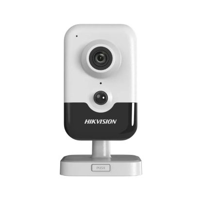 Camera supraveghere IP Cube AcuSense Hikvision DS-2CD2423G2-I28, 2 MP, 2.8 mm, IR 10 m, microfon si difuzor, slot card, PoE