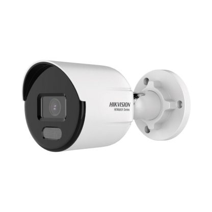 Camera supraveghere exterior IP ColorVu HikVision HiWatch HWI-B129HA(2.8MM), 2 MP, 2.8 mm, lumina alba 30 m, detectare miscare, PoE