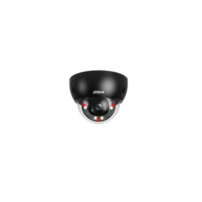 Camera supraveghere IP Dome cu iluminare duala Dahua WizSense IPC-HDBW2249E-S-IL-0280B, 2MP, 2.8 mm, IR/lumina calda 30 m, microfon, slot card, PoE, protectie perimetrala