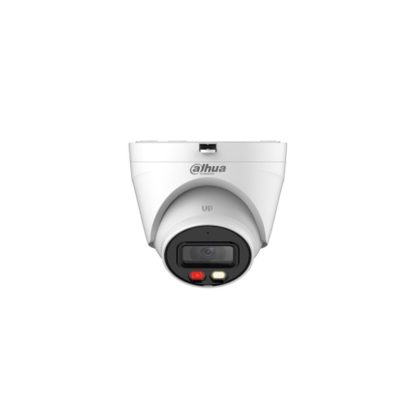 Camera supraveghere IP Dome cu iluminare duala Dahua IPC-HDW1239V-A-IL-0280B, 2MP, 2.8 mm, IR/ lumina alba 30 m, microfon, PoE