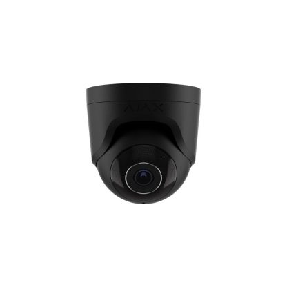 Camera supraveghere IP Dome Ajax TurretCam, 5 MP, 2.8 mm, IR 35 m, microfon, slot card, detectie obiecte prin AI, PoE, negru