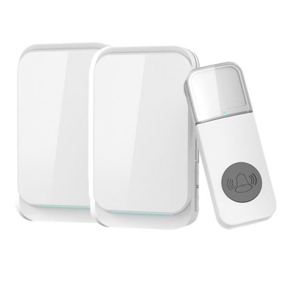 Sonerie wireless cu 2 unitati interioare TopVista E603, 95dB, 280 m, instalare usoara, 4 trepte de volum