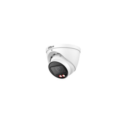 Camera supraveghere IP Dome cu iluminare duala Dahua WizSense IPC-HDW2849T-ZS-IL-27135, 8 MP, 2.7 mm - 13.5 mm motorizata, IR/lumina calda 40 m, microfon, slot card, PoE