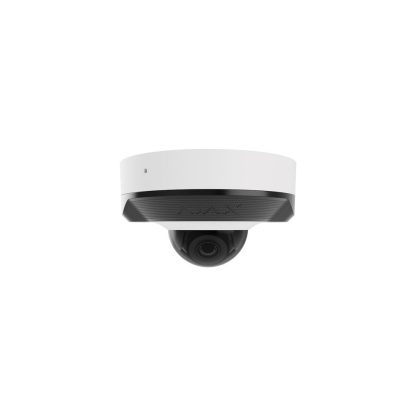 Camera supraveghere IP Dome Ajax DOMECAM MINI-5-4-WH, 5 MP, 4 mm, IR 15 m, PoE microfon, slot card, detectie obiecte prin AI, PoE, alb