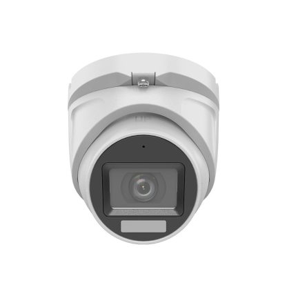 Camera supraveghere Dome cu iluminare duala Hikvision HiLook THC-T127-LMS, 2 MP, 2.8 mm, IR 30 m, lumina alba 20 m, microfon incorporat