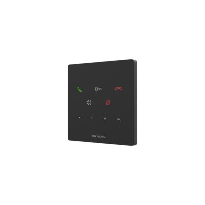 Interfon de interior IP cu butoane touch Hikvision DS-KH6000-E1, microfon si difuzor, PoE