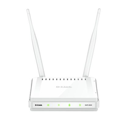 Acces Point wireless de interior D-Link DAP-2020, 1 port, 2.4 GHz, 5 dBi, 300 Mbps