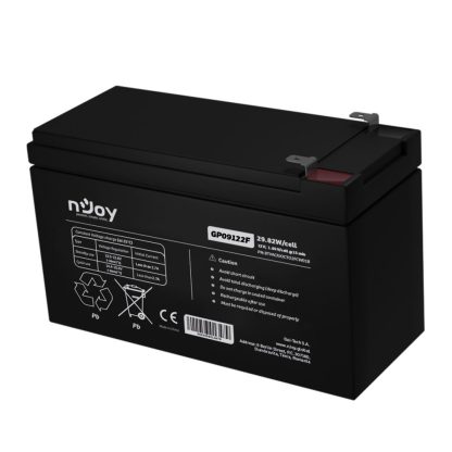 Acumulator AGM nJoy GP09122F, 12V, 29.82W / celula, 9Ah