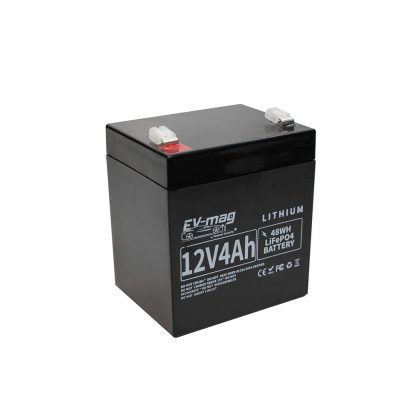 Acumulator LFP Ampevo LPF12/4, 12 V, 4 Ah