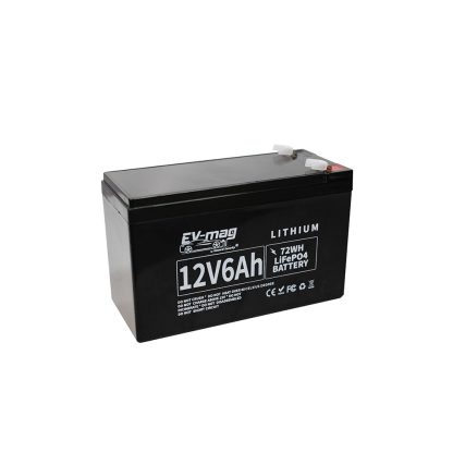 Acumulator LFP Ampevo LPF12/6, 12 V, 6 Ah