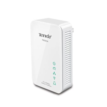 Adaptor powerline Gigabit Tenda PW201A, 2.4 GHz, 300 Mbps