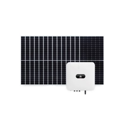 Sistem fotovoltaic 6 kW, invertor monofazat Hibrid WiFi cu 14 panouri Canadian Solar, 120 celule, 460 W