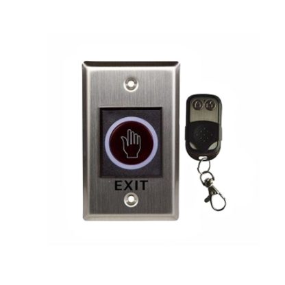 Buton cerere iesire cu telecomanda ZKTeco ACC-PUSH-K2, NO/NC/COM, indicator LED, aparent