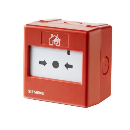 Buton de incendiu adresabil Siemens FDM231-RP, resetabil, IP44