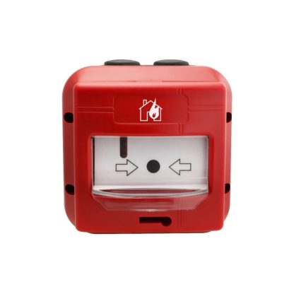 Buton de incendiu analog-adresabil de exterior Global Fire GFE-MCPE-AI-IP67, LED, izolator bucla