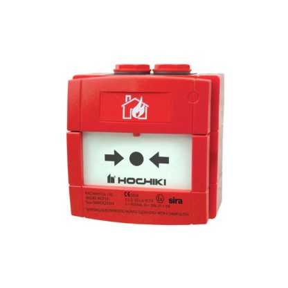 Buton de incendiu conventional ANTI-EX de exterior Hochiki CCP-W-IS, ATEX II 1GD Ex ia IIC T4 Ga, IP67