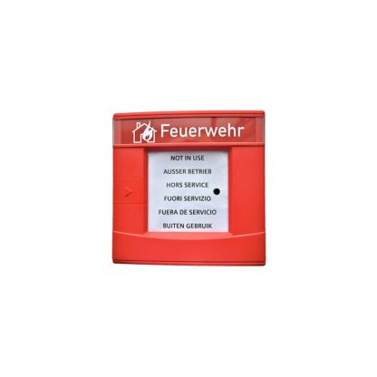 Buton incendiu adresabil Bosch DM1103B-Ex, dubla actiune, policarbonat, compatibil SB3-Ex, rosu