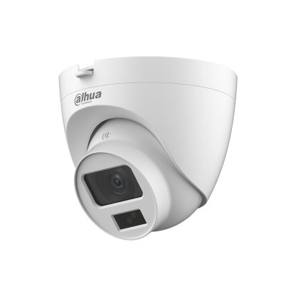 Camera supraveghere Dome cu iluminare duala Dahua HAC-HDW1200CLQ-IL-A-0280B-S6, 2 MP, IR/lumina alba 20 m, 2.8 mm, microfon